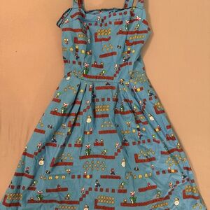 Small-Med Super Mario Handmade Dress